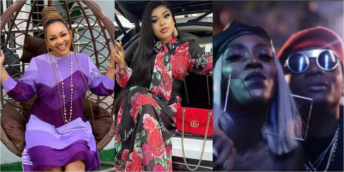 Mercy Aigbe, Bobrisky, Tiwa and Wizkid Mercy Aigbe, Bobrisky, Tiwa and Wizkid