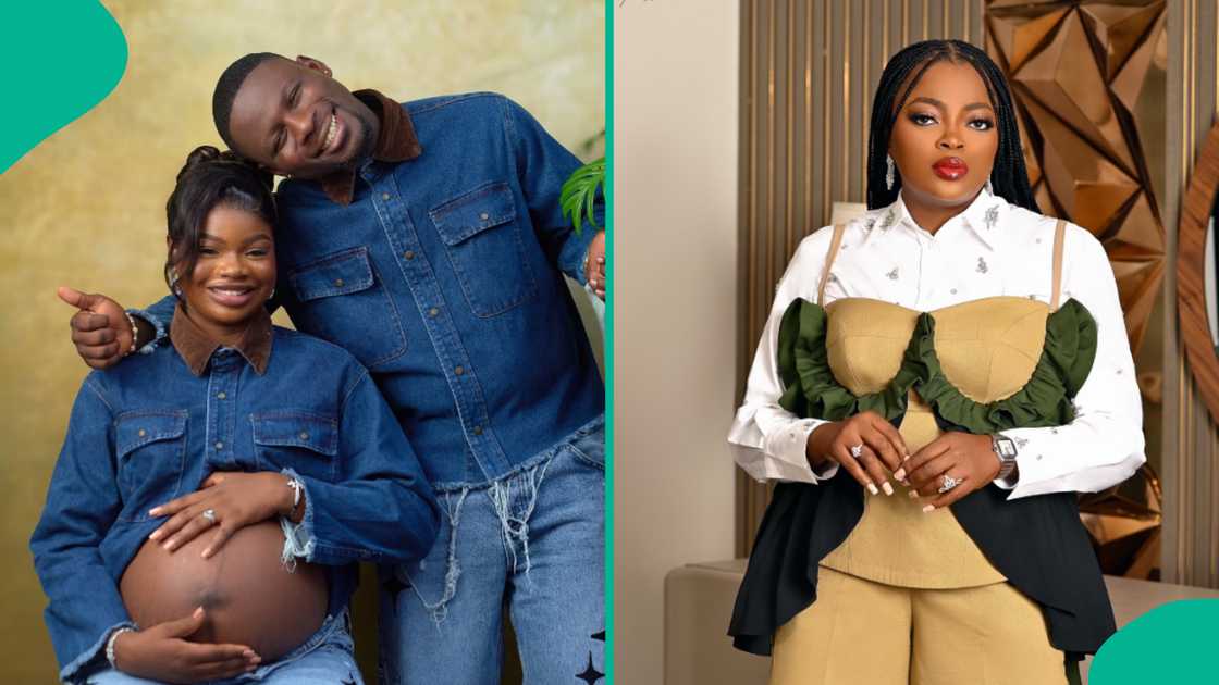 Kamo State thanks Funke Akindele as she sponsors his newborn baby's hospital bills. Kamo State thanks Funke Akindele as she sponsors his newborn baby's hospital bills.