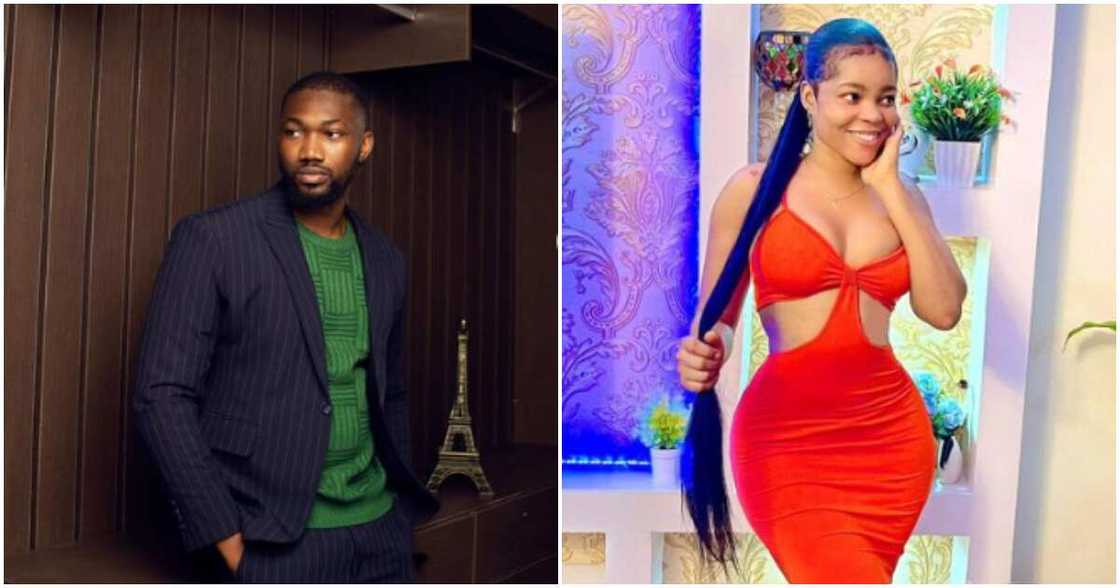 Photos of BBNaija stars Deji and Chichi