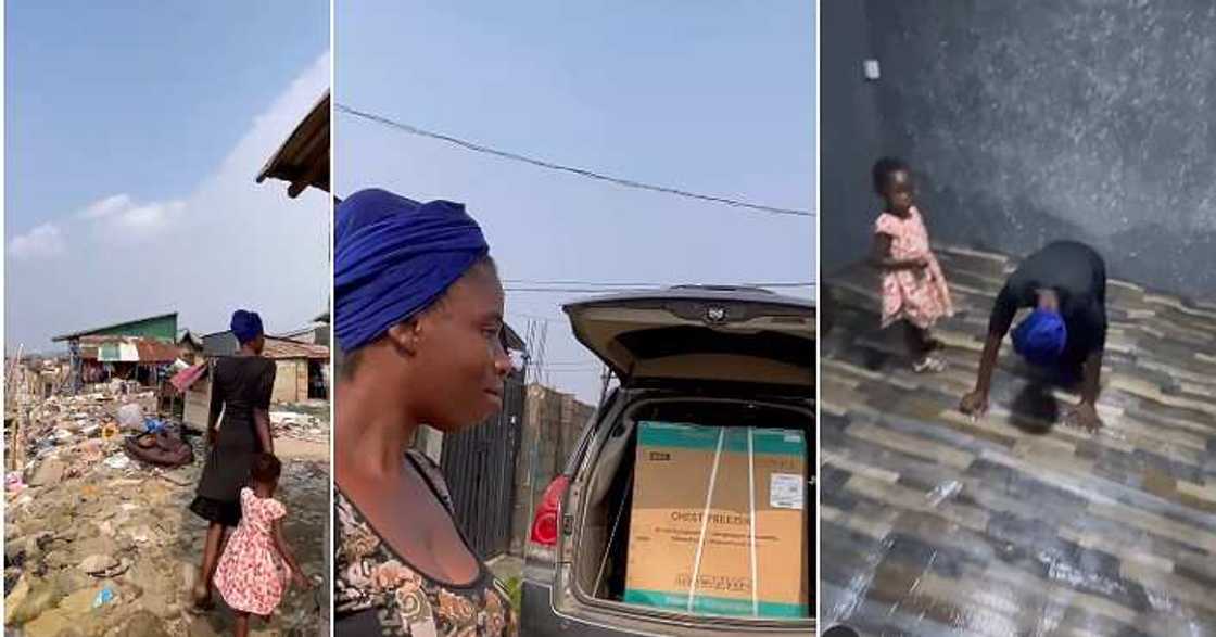 Widow gets a new house, gift, Ositapopcorn Widow gets a new house, gift, Ositapopcorn