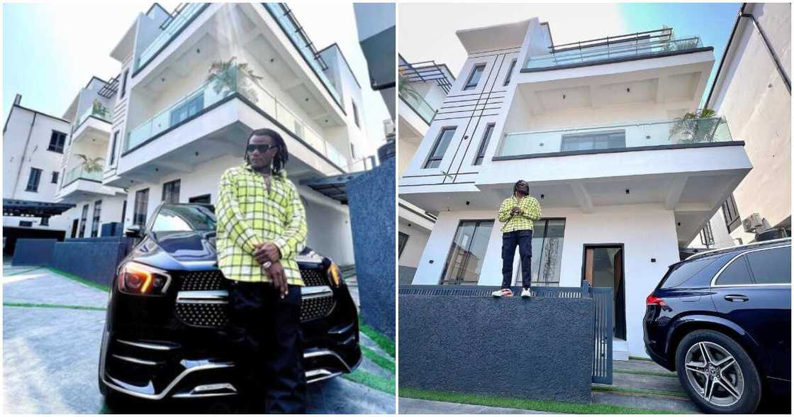 Producer Pheelz buys new house and car.