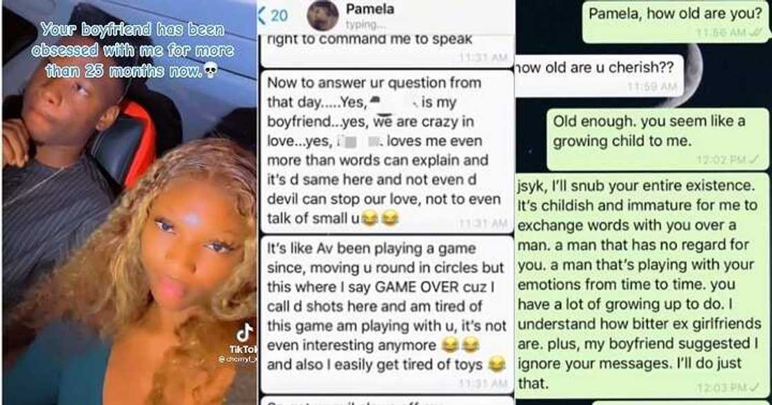 Lady leaks chats with boyfriend's ex Lady leaks chats with boyfriend's ex