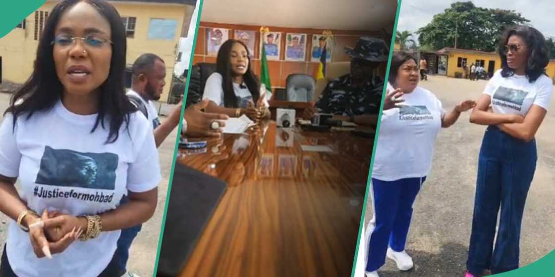 Iyabo Ojo, Foluke Daramola, others visit commissioner of police. Iyabo Ojo, Foluke Daramola, others visit commissioner of police.