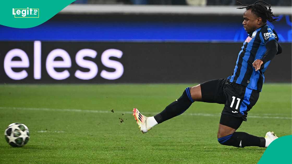 Ademola Lookman, Atalanta, Club Brugge, Gewiss Stadium, Bergamo, Italy, UEFA Champions League.