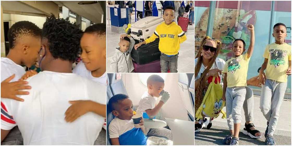 Actress Uche Nnanna and her family Actress Uche Nnanna and her family