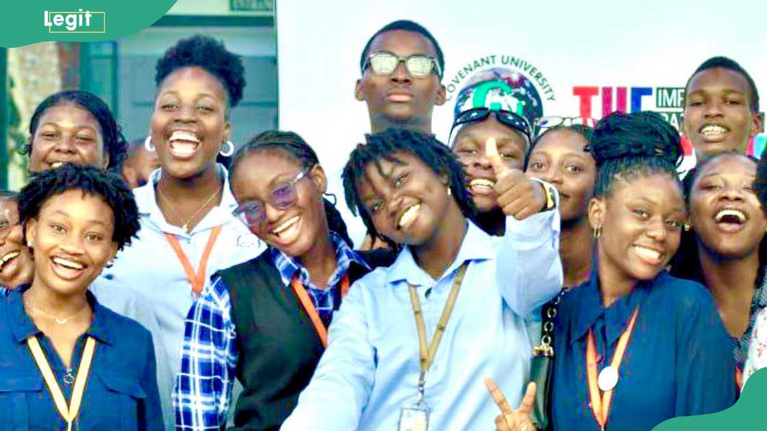 Happy Covenant University students Happy Covenant University students