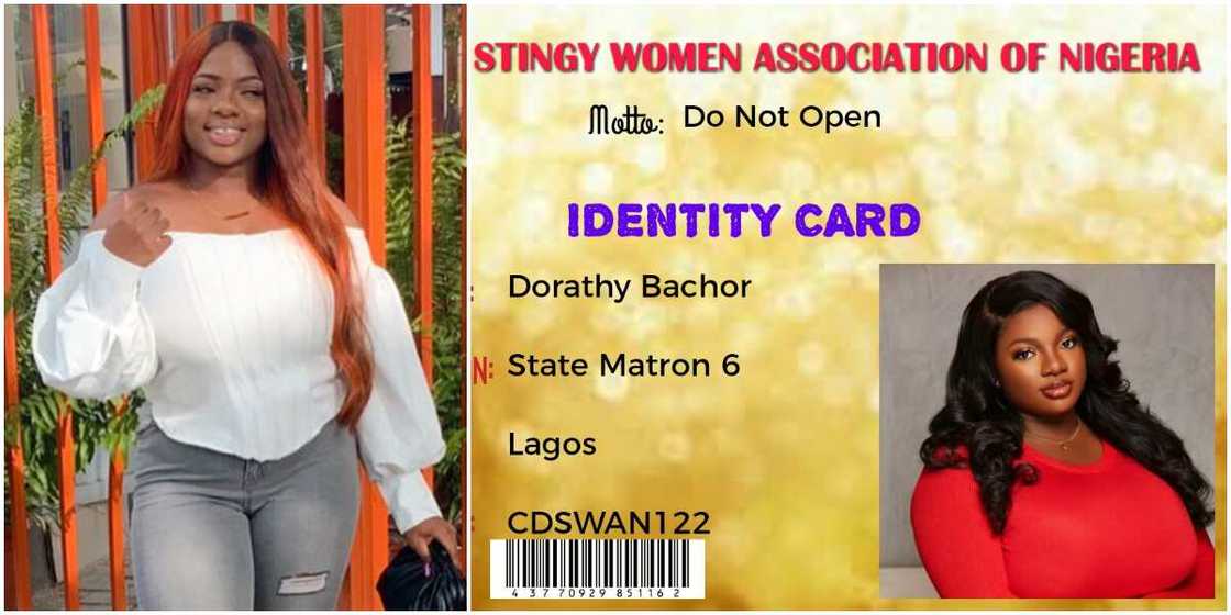 BBNaija's Dorathy distances self from stingy women association on Twitter