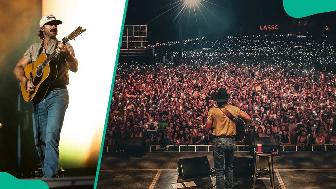 Riley Green performing in Canada