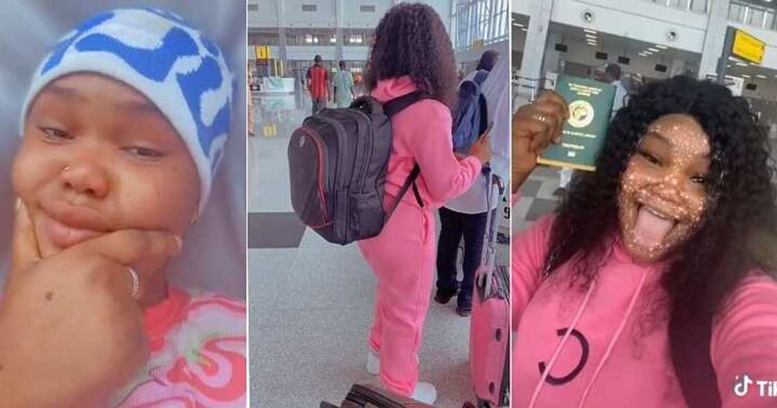 Girl gets her visa, relocates abroad