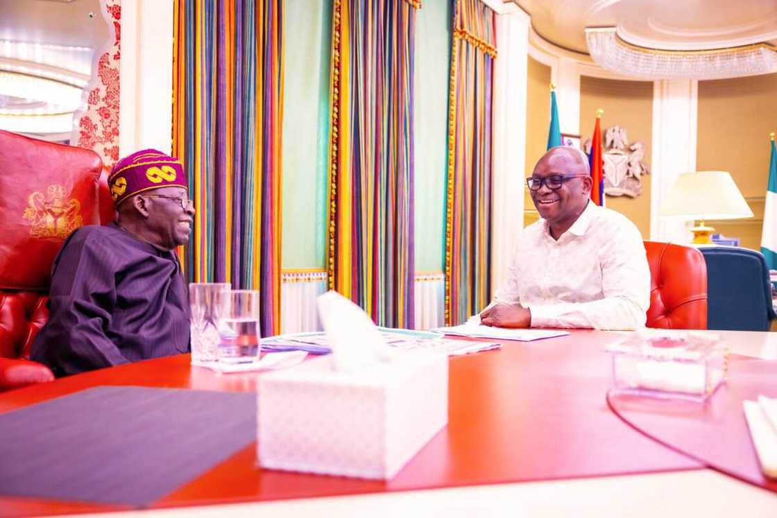 Ayodele Fayose has announced his endorsement of President Bola Tinubu and Governor Biodun Oyebanji for 2027 general elections and 2026 governorship election in Ekiti. Ayodele Fayose has announced his endorsement of President Bola Tinubu and Governor Biodun Oyebanji for 2027 general elections and 2026 governorship election in Ekiti.