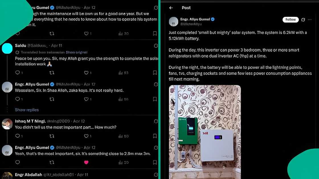 Man explains how 6.2kW solar system works day and night