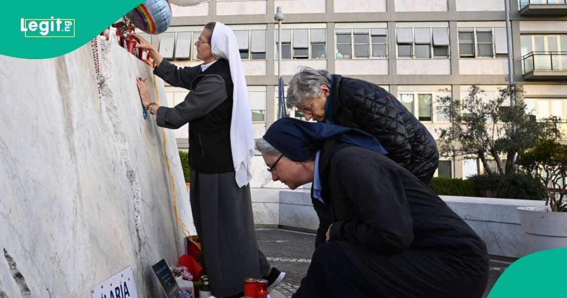 Concerns remain high as the Pope continues to receive medical care for his ongoing health issues. Concerns remain high as the Pope continues to receive medical care for his ongoing health issues.