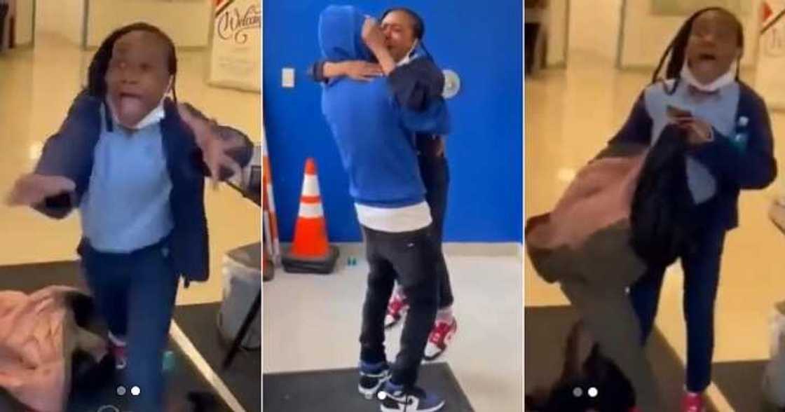 Girl finally meets father who was wrongfully imprisoned for many years Girl finally meets father who was wrongfully imprisoned for many years