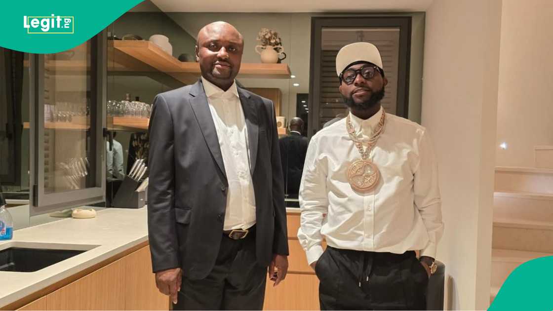 Video of Davido arriving at the airport ahead of Israel DMW's father's burial