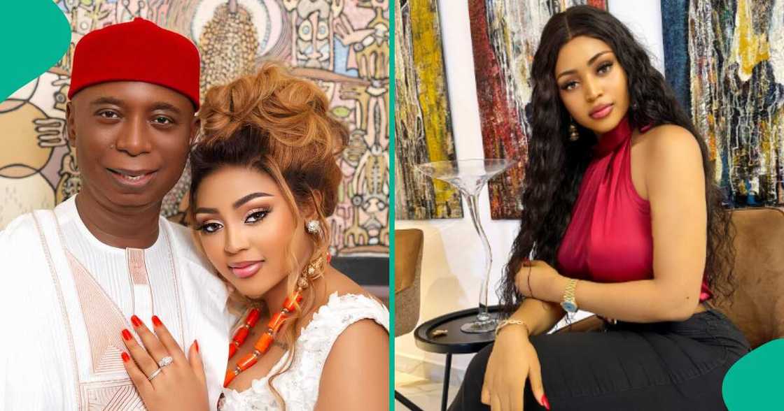 Regina Daniels and her husband Ned Nwoko look lovely as they pose for the camera Regina Daniels and her husband Ned Nwoko look lovely as they pose for the camera