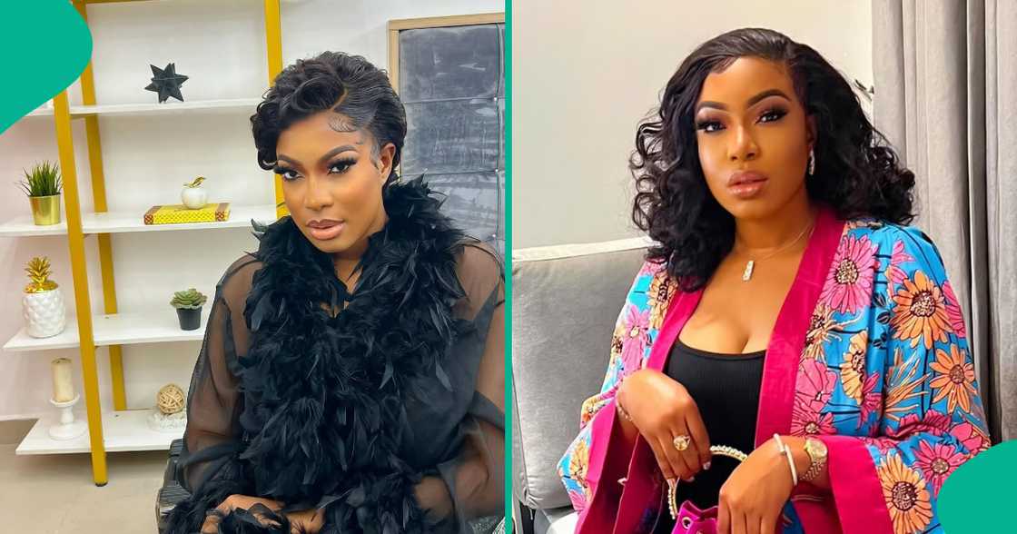 Chika Ike finally flaunts her newborn Chika Ike finally flaunts her newborn