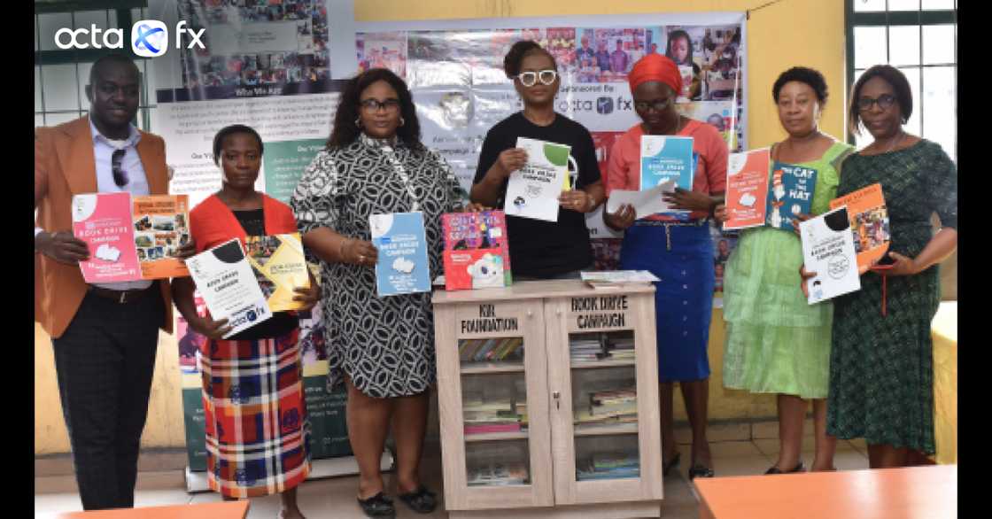 OctaFX and KIR Foundation team up to set up reading corners all across Nigeria OctaFX and KIR Foundation team up to set up reading corners all across Nigeria