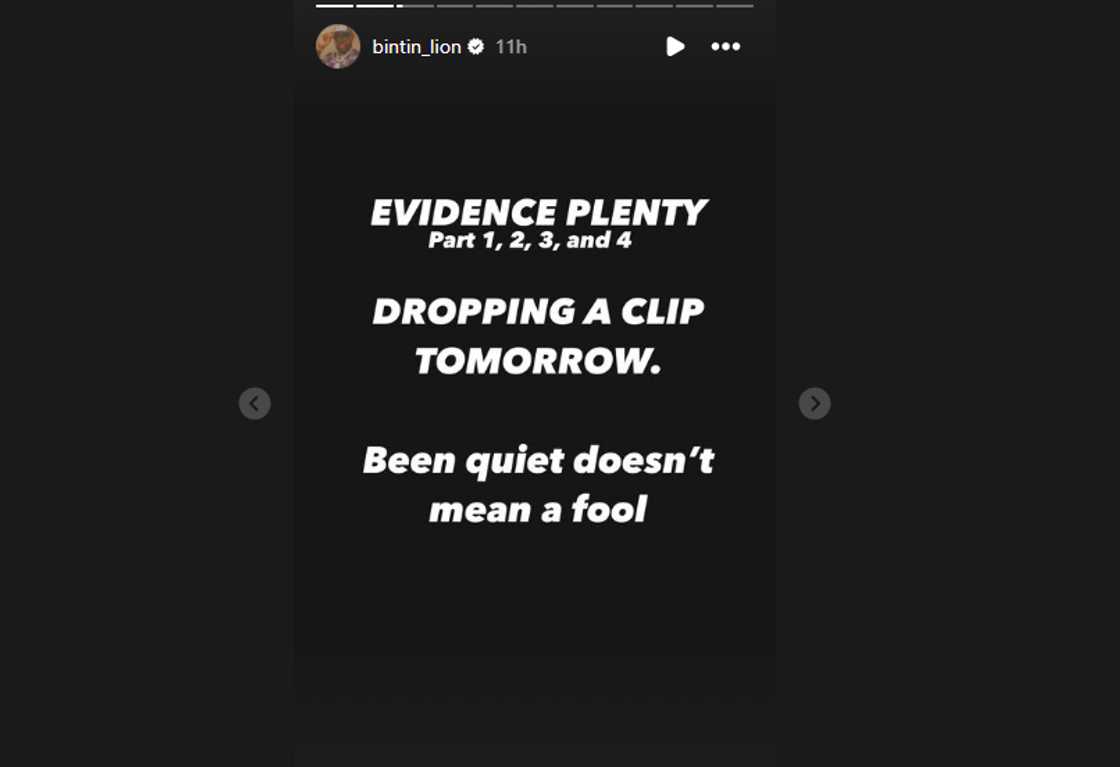 Bintin Lion reacts to Bobrisky's kissing claims. Bintin Lion reacts to Bobrisky's kissing claims.