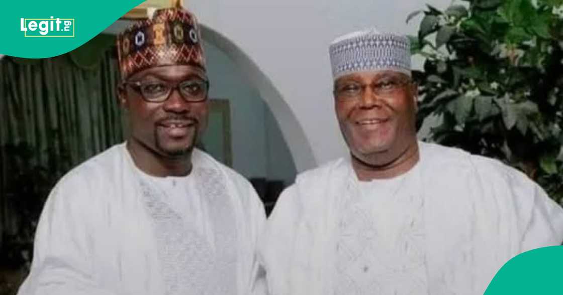 Tsohon sakataren kudin PDP, Aliyu Bello da Atiku.