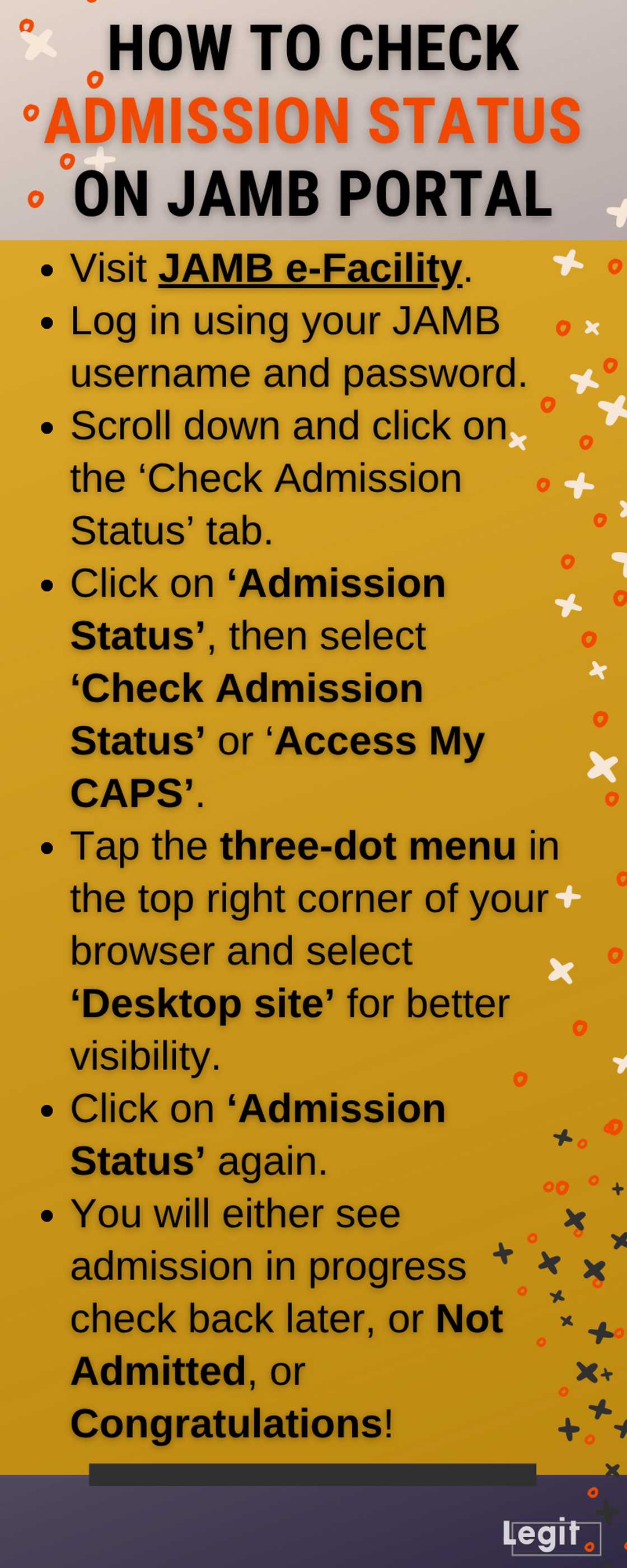 LASUED admission list LASUED admission list