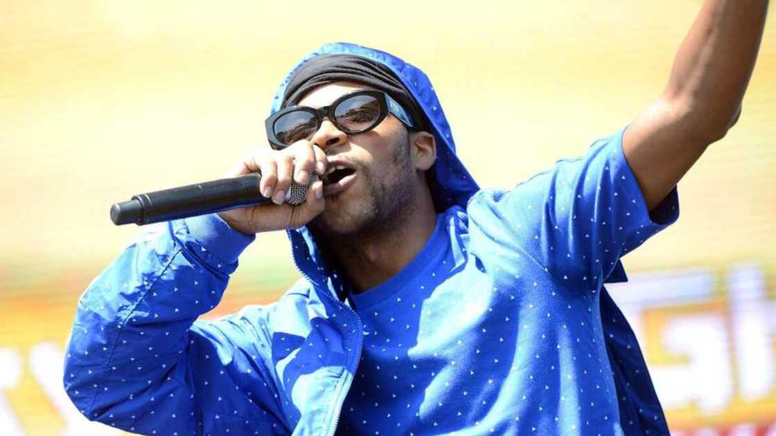 Rapper Yung Gleesh performs onstage Rapper Yung Gleesh performs onstage