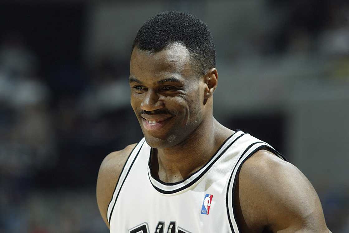 David Robinson at SBC Center in San Antonio, Texas. David Robinson at SBC Center in San Antonio, Texas.