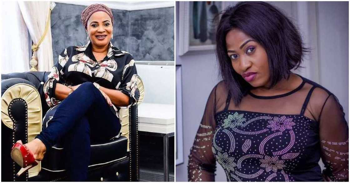 Photos of Moji Olaiya and Aisha Abimbola