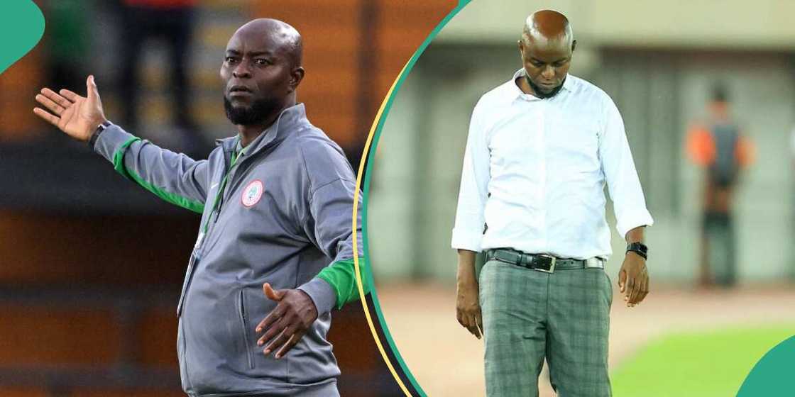 Former Super Eagles coach has set a new record as the national team manager with the shortest time as he oversaw only four matches, won one, drew one and lost two. Former Super Eagles coach has set a new record as the national team manager with the shortest time as he oversaw only four matches, won one, drew one and lost two.