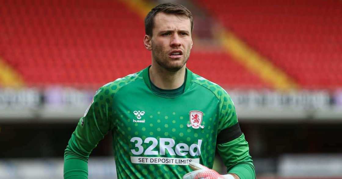 Marcus Bettinelli in Middlesbrough colours. Marcus Bettinelli in Middlesbrough colours.