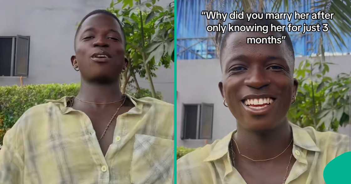 Man faces backlash for brief courtship before marriage. Man faces backlash for brief courtship before marriage.