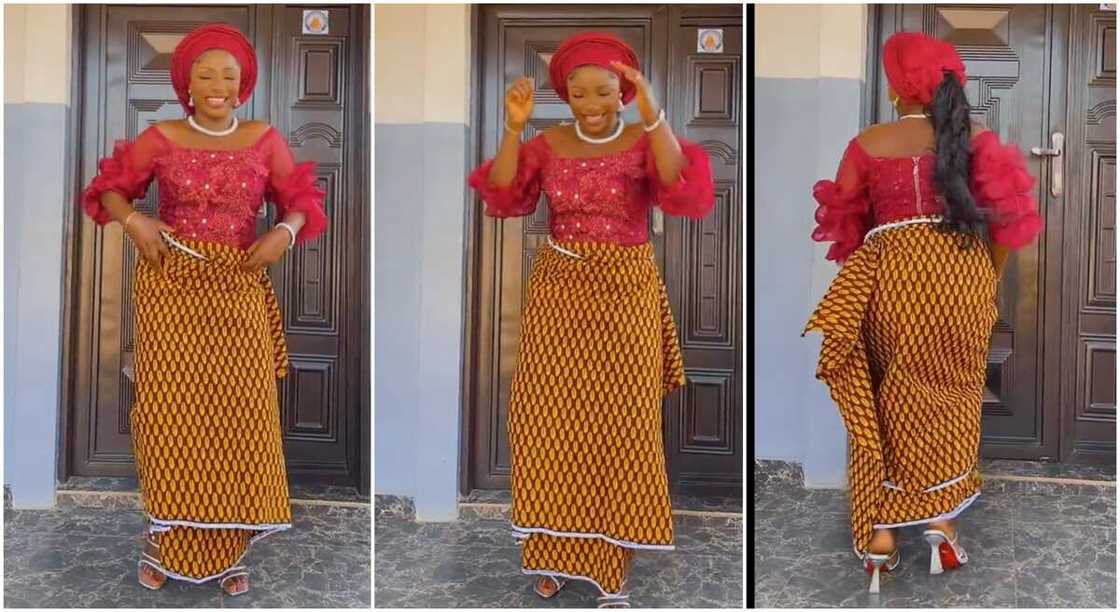 Photos of a lady posing while dancing. Photos of a lady posing while dancing.