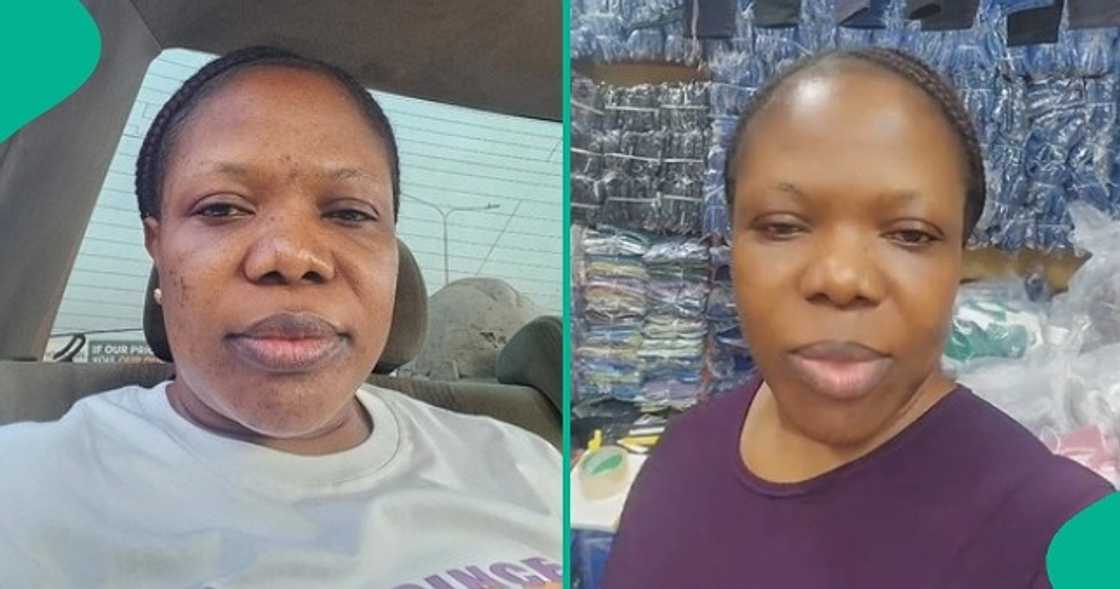Woman cries out after finding a bundle of money in her worker's bag.