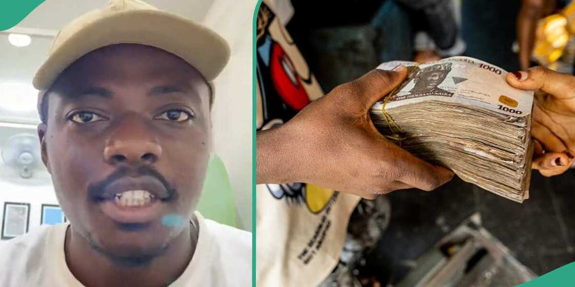 Nigerian man earning N100,000 monthly in Abuja.