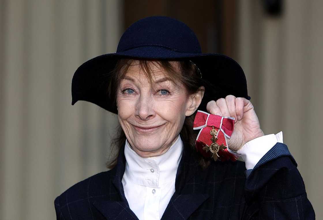 Jean Marsh attends an Investiture ceremony at Buckingham Palace