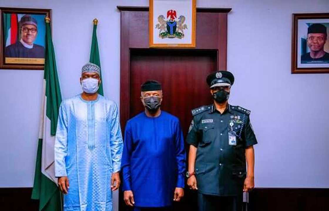 Osinbajo Tells Acting IGP Alkali 5 Things to Prioritise as He Takes Over from Adamu Osinbajo Tells Acting IGP Alkali 5 Things to Prioritise as He Takes Over from Adamu