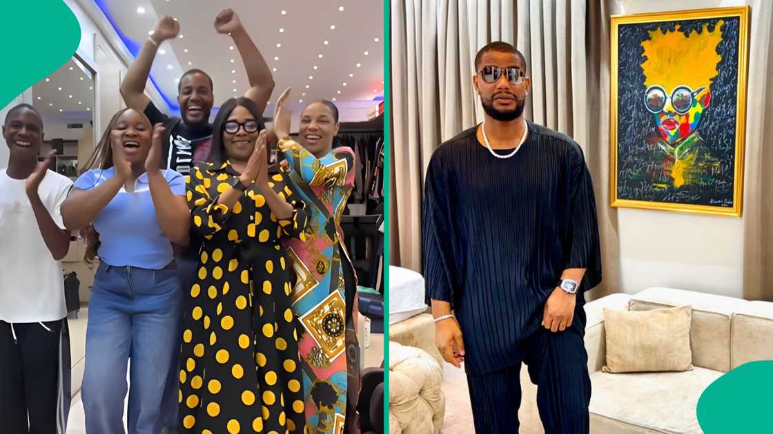 Alexx Ebubo and family play viral challenge. Alexx Ebubo and family play viral challenge.