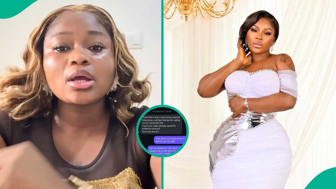 Nollywood crew member shares evidence after accusing actress Destiny Etiko of slapping her on a movie set