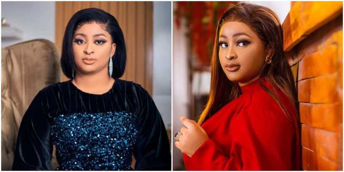 Actress Etinosa Fumes free menstrual pads for ladies. Actress Etinosa Fumes free menstrual pads for ladies.