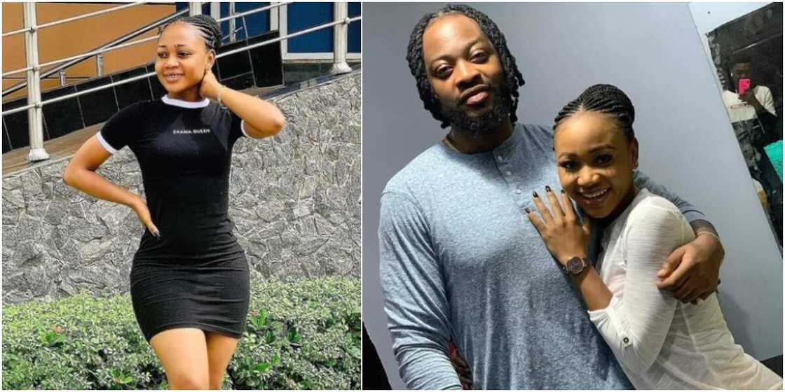 Ghanaian actress Akuapem Polo slammed for gushing over Teddy A's lips in new photo