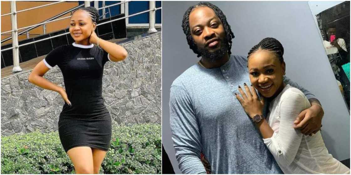 Ghanaian actress Akuapem Polo slammed for gushing over Teddy A's lips in new photo Ghanaian actress Akuapem Polo slammed for gushing over Teddy A's lips in new photo