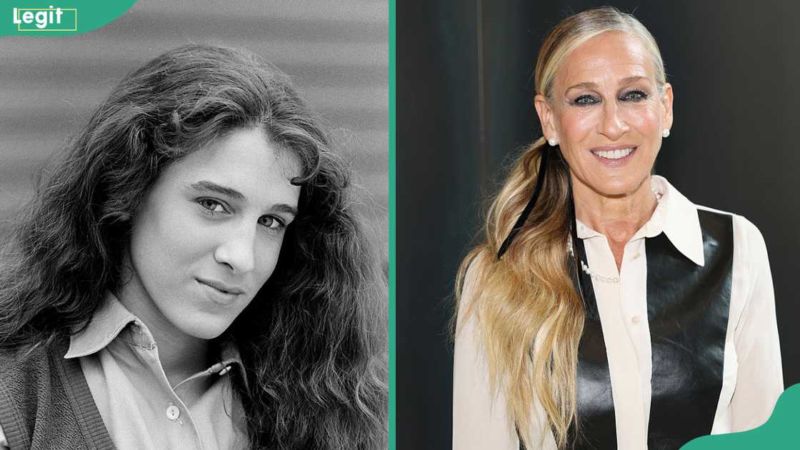 Sarah Jessica Parker in a past and recent photo