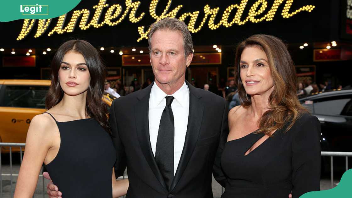 Kaia Gerber, Rande Gerber and Cindy Crawford in New York City. Kaia Gerber, Rande Gerber and Cindy Crawford in New York City.