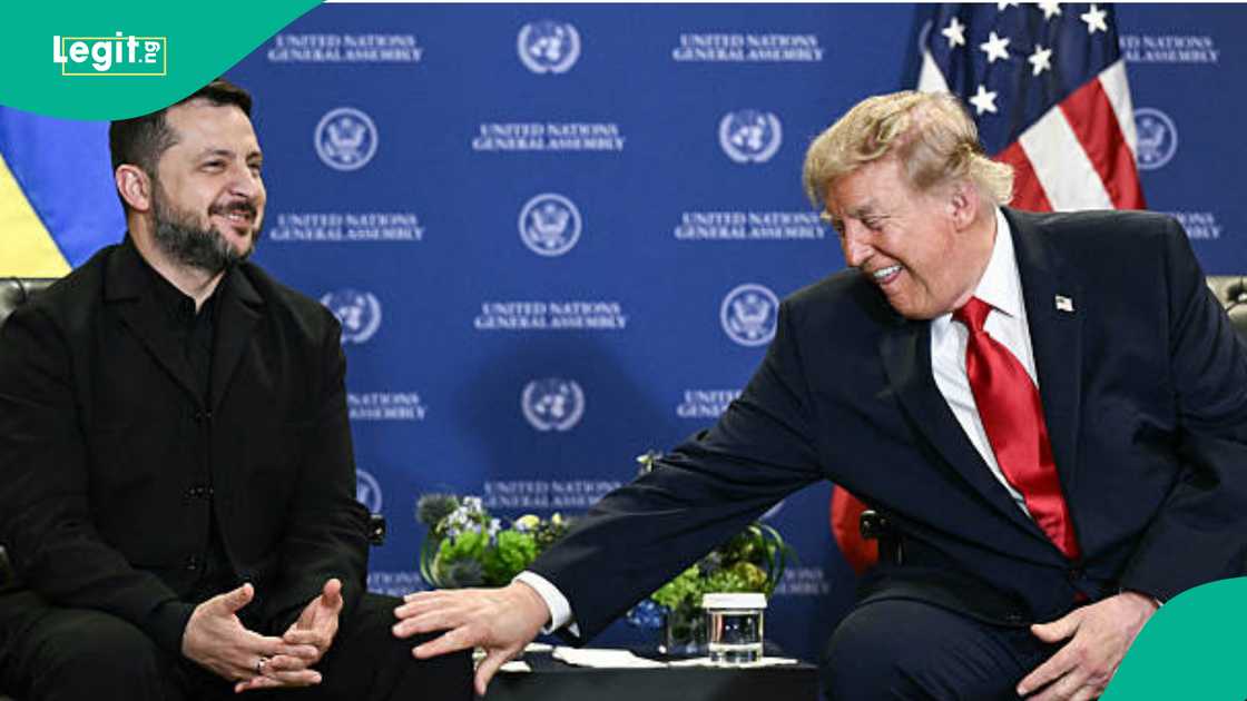 Volodymyr Zelensky da shugaba Donald Trump Volodymyr Zelensky da shugaba Donald Trump