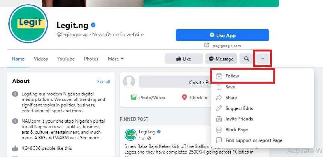 New Facebook algorithm: How to see Legit.ng's posts on your timeline now New Facebook algorithm: How to see Legit.ng's posts on your timeline now