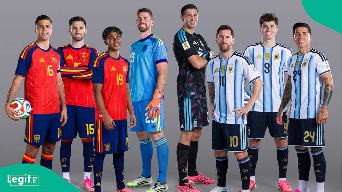 FIFA World Cup 2026 Final match photo pose between Spain and Argentina. Photo by FIFA.jpg