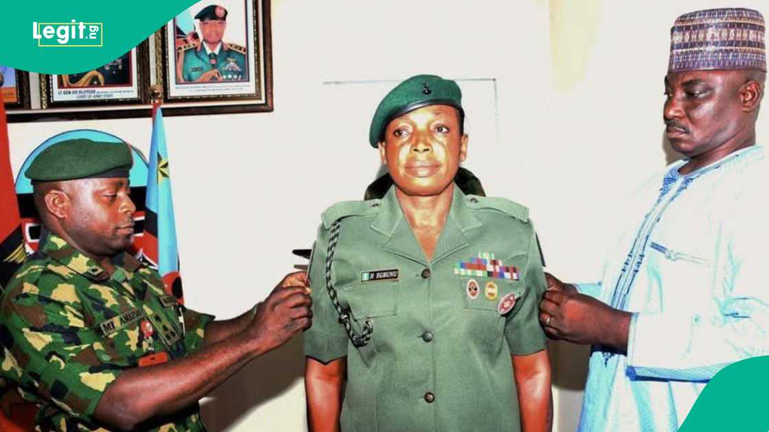 Nigerian army promotes first female warrant officer in history