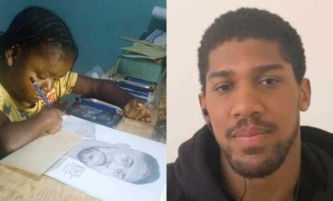 Bose Okeowo draws Joshua and other top Nigerian celebs with a pencil