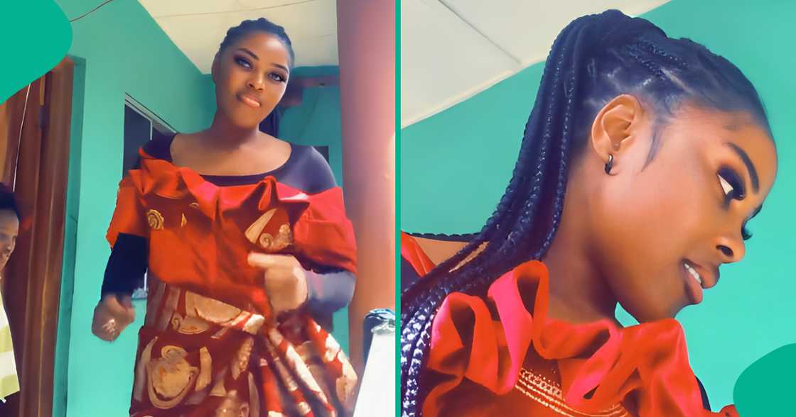Lady laments after being caught testing her elder sister's wedding dress Lady laments after being caught testing her elder sister's wedding dress