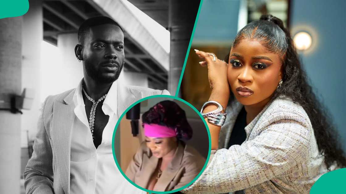 Imisi jumps for joy as she speaks with Adekunle Gold on the phone. Imisi jumps for joy as she speaks with Adekunle Gold on the phone.
