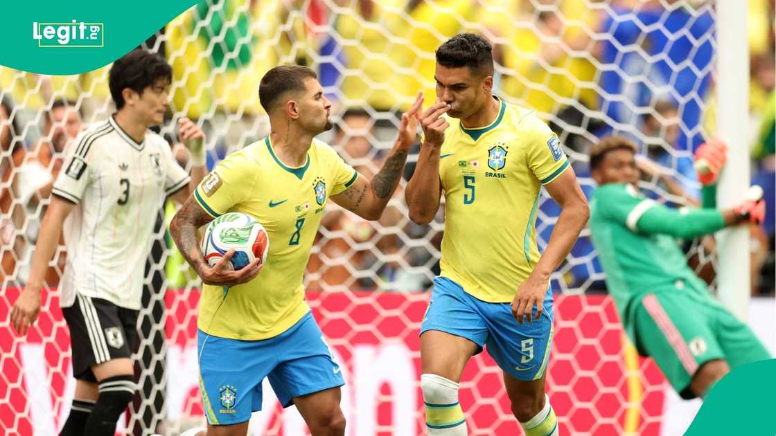 Casemiro, FIFA, World Cup, Brazil, Japan, Houston Stadium, Texas.